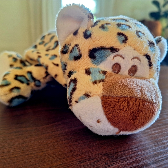 Signs Other - Adorable Tan and Blue Leopard Kids Purse Very Good Condition Zipper Pocket.